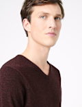 Pure Extra Fine Lambswool V-Neck Jumper