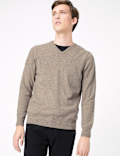 Pure Extra Fine Lambswool V-Neck Jumper