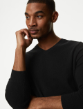 Pure Extra Fine Lambswool V-Neck Jumper