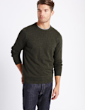 Pure Cotton Crew Neck Jumper