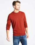 Pure Cotton Crew Neck Jumper