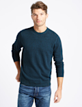 Pure Cotton Crew Neck Jumper