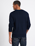 Pure Cotton Crew Neck Jumper