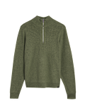 Cotton Blend Textured Jumper