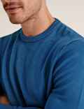 Pure Cotton Crew Neck Jumper