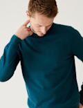 Pure Cotton Crew Neck Jumper