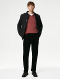 Pure Cotton V-Neck Jumper