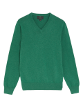 Pure Cotton V-Neck Jumper