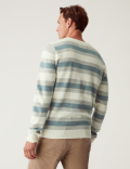 Pure Extra Fine Lambswool Striped Jumper