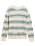Pure Extra Fine Lambswool Striped Jumper