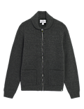 Cotton Blend Knitted Jacket