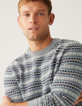 Pure Extra Fine Lambswool Fair Isle Jumper