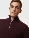 Lambswool Rich Half Zip Jumper