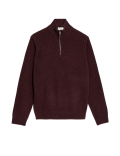 Lambswool Rich Half Zip Jumper