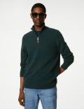 Lambswool Rich Half Zip Jumper