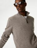 Lambswool Rich Half Zip Jumper