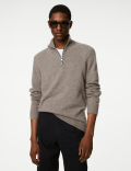 Lambswool Rich Half Zip Jumper