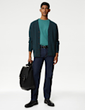 Lambswool Rich V-Neck Cardigan