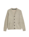 Lambswool Rich V-Neck Cardigan