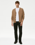 Lambswool Rich V-Neck Cardigan