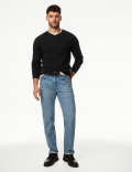 Pure Extra Fine Lamsbwool V-Neck Jumper