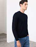 Pure Extra Fine Merino Wool Crew Neck Jumper
