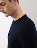 Pure Extra Fine Merino Wool Crew Neck Jumper