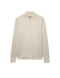 Pure Extra Fine Merino Wool Half Zip Jumper