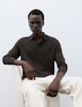 Pure Extra Fine Merino Wool Polo Shirt