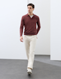Pure Extra Fine Merino Wool Polo Shirt