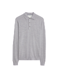 Pure Extra Fine Merino Wool Polo Shirt
