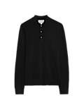 Pure Extra Fine Merino Wool Polo Shirt