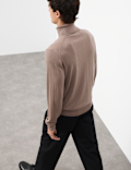 Pure Extra Fine Merino Wool Roll Neck Jumper