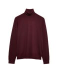 Pure Extra Fine Merino Wool Roll Neck Jumper
