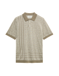 Regular Fit Pure Cotton Knitted Polo Shirt