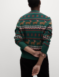 Pure Cotton Fair Isle Christmas Jumper