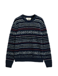 Fair Isle Crew Neck Jumper with Wool