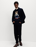 Pure Cotton Spencer Bear Ski Jumper