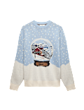 Pure Cotton Ski Snow Globe Christmas Jumper