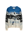 Pure Cotton Crew Neck Aspen Slogan Jumper