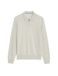 Pure Extra Fine Merino Wool Knitted Polo