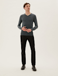 Pure Extra Fine Merino V-Neck Jumper
