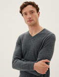 Pure Extra Fine Merino V-Neck Jumper