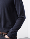 Pure Extra Fine Merino Wool Crew Neck Jumper