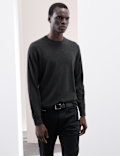 Pure Extra Fine Merino Wool Crew Neck Jumper