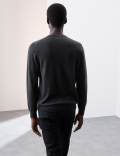 Pure Extra Fine Merino Wool Crew Neck Jumper