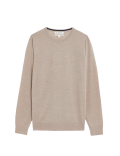 Pure Extra Fine Merino Wool Crew Neck Jumper