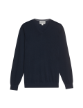 Pure Extra Fine Merino Wool V-Neck Jumper