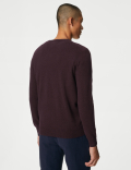 Pure Extra Fine Merino Wool V-Neck Jumper
