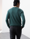 Pure Extra Fine Merino Wool V-Neck Jumper
